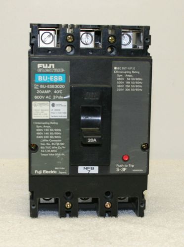 Fuji bu-esb3020 circuit breaker buesb3020 bu-esb **xlnt** for sale
