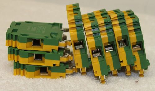 Entrelec 5115 M10/10P Terminal Block Lot of 8  ***XLNT***