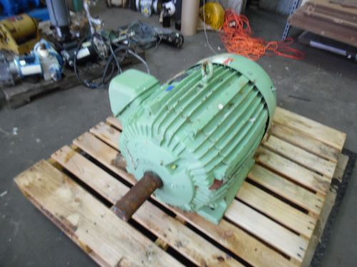 US HOSTILE DUTY HIGH EFFICIENCY 50HP MOTOR, FR 365T, RPM 1170, V 230/460, USED