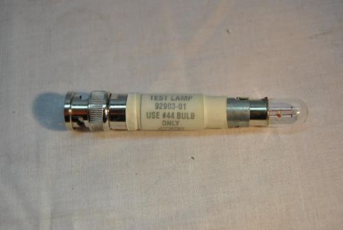 AID AMPHENOL ATTENUATOR AUDIO INTELLIGENCE TEST LAMP 92903-01 #44 BULB C11-1-19