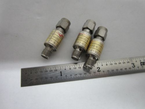 LOT 3 EA OMNI SPECTRA ATTENUATORS 18 GHz  RF MICROWAVE FREQUENCY BIN#F3-71