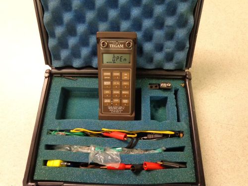 Tegam Digital Thermocouple Calibrator-Thermometer W/ Accessories