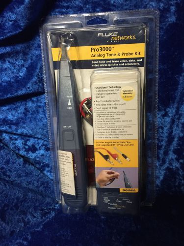 Fluke Pro3000 Network Analog Tone Kit, NIB, Sealed