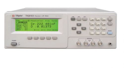 TH2816A LCR Meter testing |Z|,C,L,X,B,R,G,D,Q,? 50Hz to 200kHz 4 points freq/bi