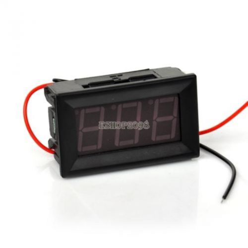 5V To 120V Red LED Display Panel Meter Mini Digital Two-wire Voltmetevantech2014