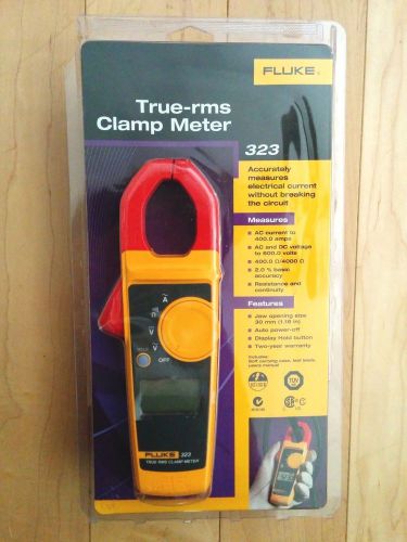 *NEW SEALED*  FLUKE 323 TRUE RMS CLAMP METER