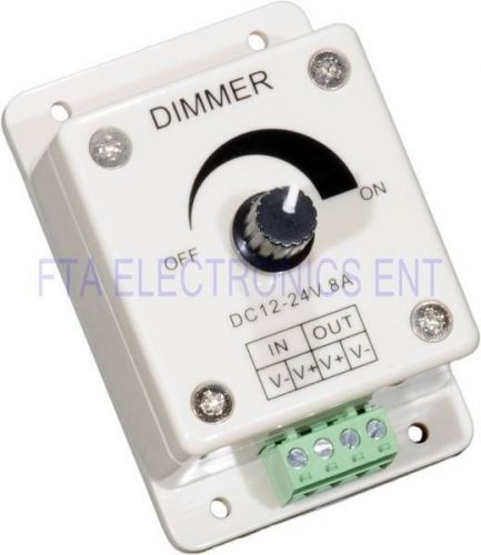 DC 12V 8A LED Light Diods Dimmer Brightness Adjustable Bright Controller Beige