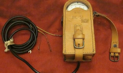 Vintage  ROLLER-SMITH BE-51  D.C. Milliiamperes Meter-