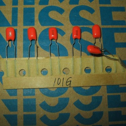 10pcs/lot NISSEI Nissei100V 100P 101G 2% Metal film Audio frequency capacitors