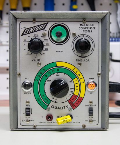 Vintage Century CT-1 In-Circuit Condenser (Capacitor) Tester.