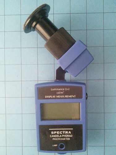 Spectra Cine candela Phorad Luminance Photometer light meter computer monitor