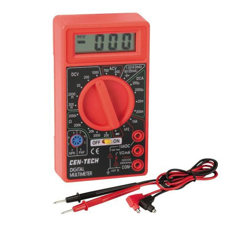 BRAND NEW 7 Function Digital Multimeter Tester CEN-TECH #98025 Multi-tester NIB