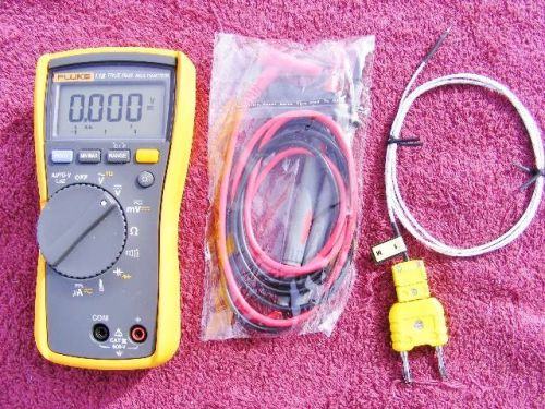 FLUKE 116 *NEAR MINT!* &#034;HVAC TECHNICIAN&#039;S&#034; MULTIMETER!