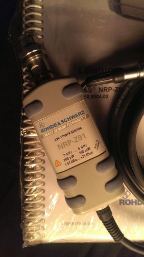 Rohde &amp; Schwarz NRP-Z91 AVG Power Sensor 9 kHz ...6 GHz with USB