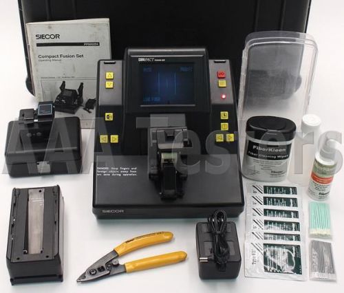 Siecor corning cfs sm mm compact fiber fusion splicer w/ cleaver for sale