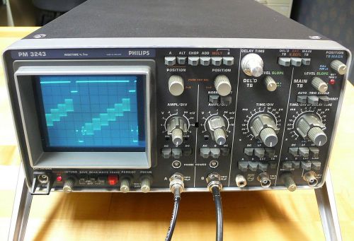 Philips PM3243 Portable 50 MHz Storage Multiplier Oscilloscope