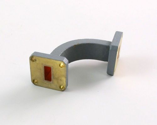 Waveline 832-2 Gold Plated Waveguide 90° Bend - WR-42, 18-26.5 GHz