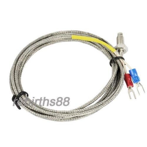 Thermocouple probe for temperature controller lx k0e1 2m (6.6ft)k type sensor sc for sale