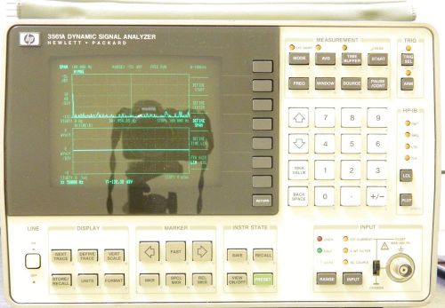 *****HP/AGILENT 3561A DYNAMIC SIGNAL ANALYZER, &#039;AS-IS&#039; WORKING, READ*****