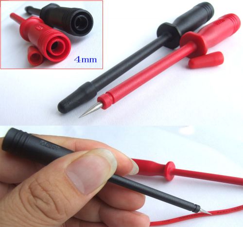 2 pairs 1000V Piercing Needle Non-destructive Test Probes for 4mm Banana Jack