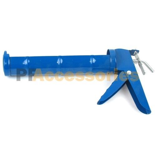 9&#034; inch Standard 10 oz Heavy Duty Rotating Barrel Caulk Gun for Caulking (Blue)