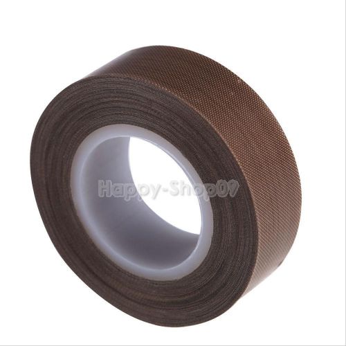 PTFE Coated Fiberglass Fabric With Silicone Adhesive Tape 19mmx10M Brown