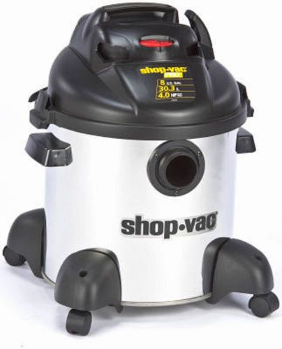 Shop Vac 8gal Stainless Steel, 4.0 Peak HP, Pro Series Wet/Dry Shop Vac 9650900