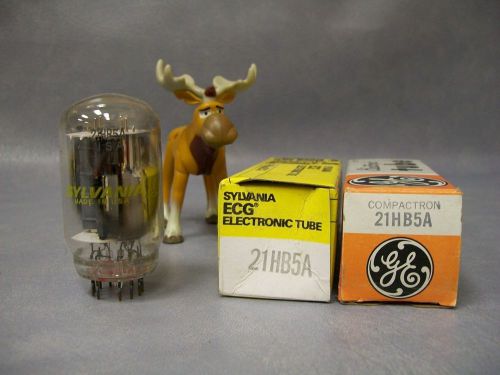 21HB5A Vacuum Tubes  Lot of 2  GE / Sylvania