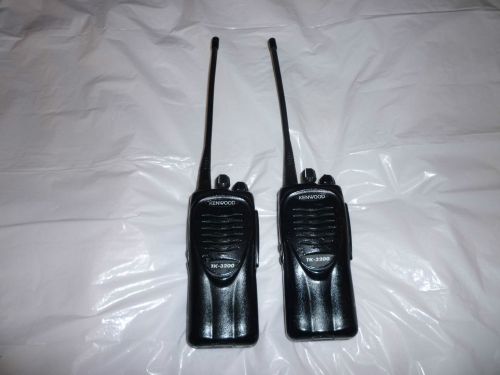 2 KENWOOD TK-3200 2 CHANNELS Two Way Radios