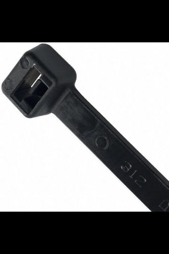 14&#034; Black UV 50lb Cable Tie 100 Pack Ty Rap Zip Tie Street Stock Imca