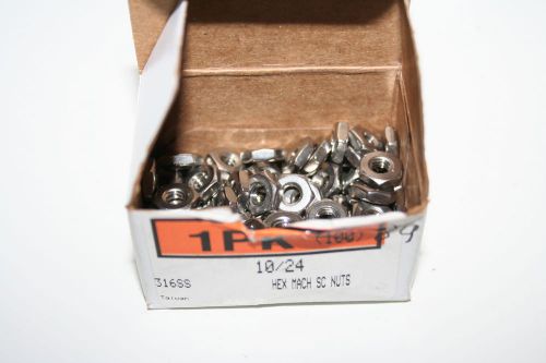 * NEW 10/24 HEX MACH SCREW NUTS BOX OF 89