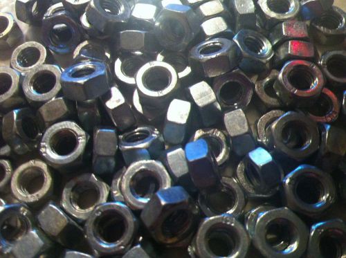 (500)  M8-1.0 Metric Hex Nuts Zinc 6mm DIN 934