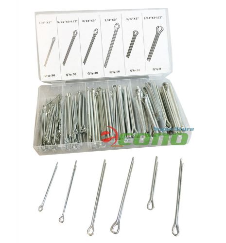 144Pc Cotter Pins Extra Large Pin Assortment Cotter Keys Set Large Assorted