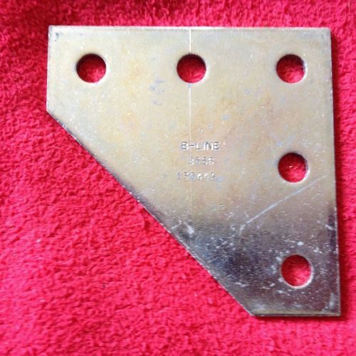 (lot of 14) b-line b556 5 hole corner gusset plate b136zn for strut channel for sale