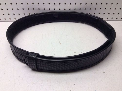 Bianchi 22742 Plain Black Size 46-48 Accumold Elite 2.25&#034; Buckleless Duty Belt