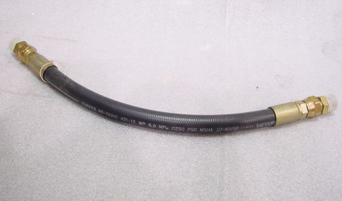 Hydraulic hose 1250 psi ,  3/4 &#034; x 24&#034; No-Skive