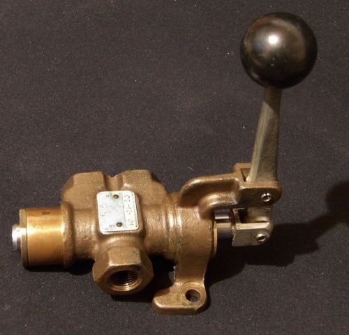 Vintage Valvair Brass Hydraulic Valve 10-34-20, Free Shipping