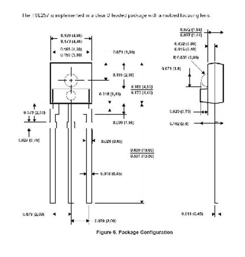 New TLS257  Optical receiver laser diode for Laser signal reception