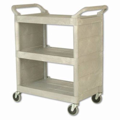 Rubbermaid utility cart, 300lb cap, 3 shelves, 18 x 32 x 37 1/2 (rcp335588pla) for sale