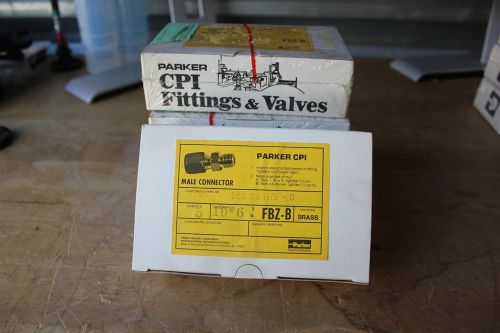 PARKER CPI FBZ-B 10-6 BRASS TUBE FITTING - NEW IN BOX!