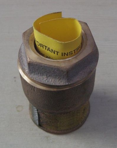 EBW 1&#034; SINGLE POPPET FOOT VALVE  100-105-01