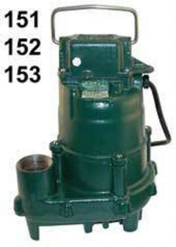 N152 152-0002 4/10 HP ZOELLER DOSE-MATE EFFLUENT SUMP PUMP