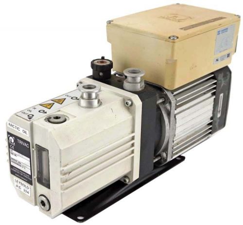 Leybold Trivac D2.5E Dual-Stage Rotary Vane High Vacuum Pump 1400/1600RPM