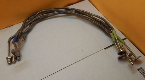 Lot of 5 - nw16  x  3/8&#034;  vcr male  x  30&#034; long  gas / vacuum flex line for sale
