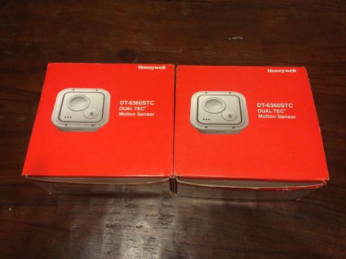 Two Honeywell DT-6360STC Dual Tec Ceiling Mount Motion Sensors w/ 360 detection