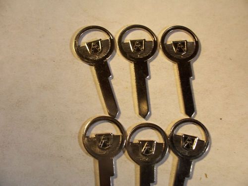 6 OLD   VINTAGE FORD  ILCO  MERCURY    1940 - 1945  KEY BLANK  UNCUT   LOCKSMITH