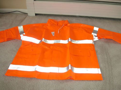 TINGLEY ORANGE HIGH VIZ RAIN COAT PARKA BIBS INSULATED GLOVES XL WORK OR PLAY