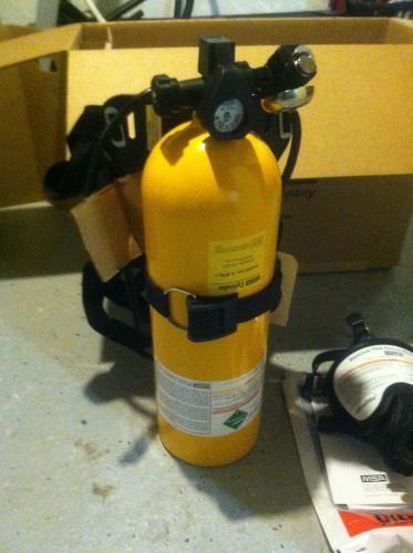 MSA SCBA Cylinder,Aluminum,Yellow,2216 psi G7473821