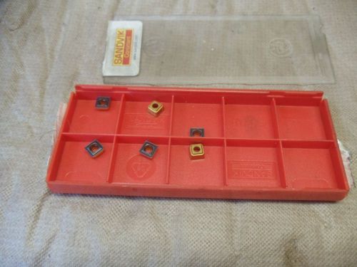 6 NEW SANDVIK COROKEY 880-02 02 W05H-P-LM 4024 CARBIDE INSERTS