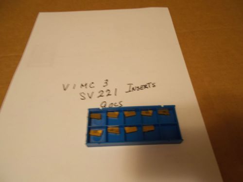 VALINITE # VIMC 3 AV 221 INSERTS 9 PIECES